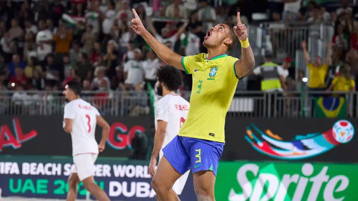 Brasil vence Itália e leva o hexacampeonato de futebol de areia