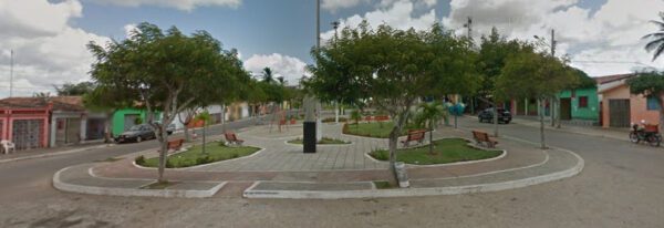 Praça Central de Cuité de Mamanguape. 