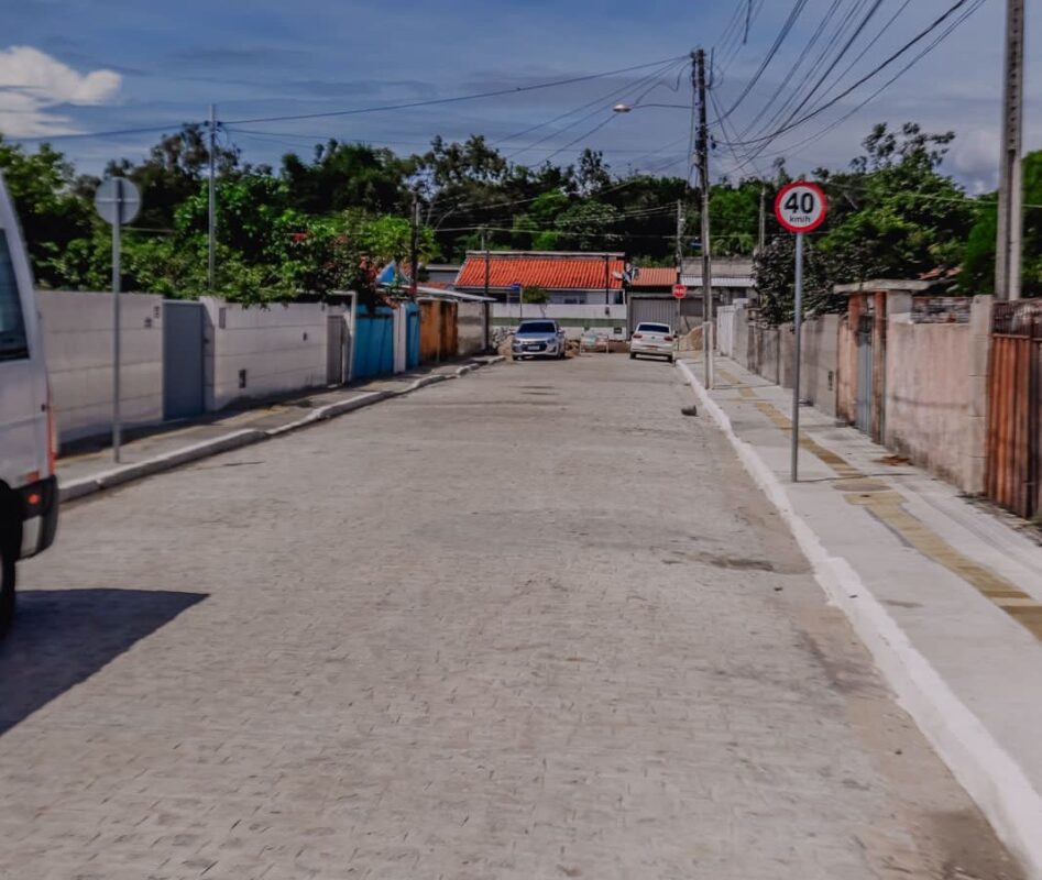 C Cero Lucena Entrega Novas Ruas Pavimentadas Alcan Ando Vias