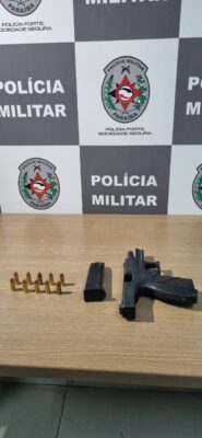 Uma arma de fogo e munições foram apreendidas no bairro de Gramame em João Pessoa durante operação