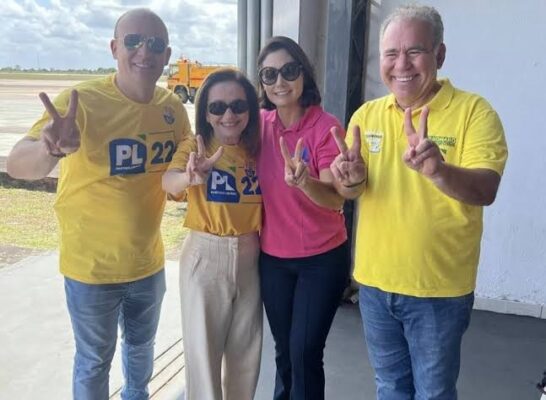 Michelle Bolsonaro visita João Pessoa em apoio à campanha de Queiroga