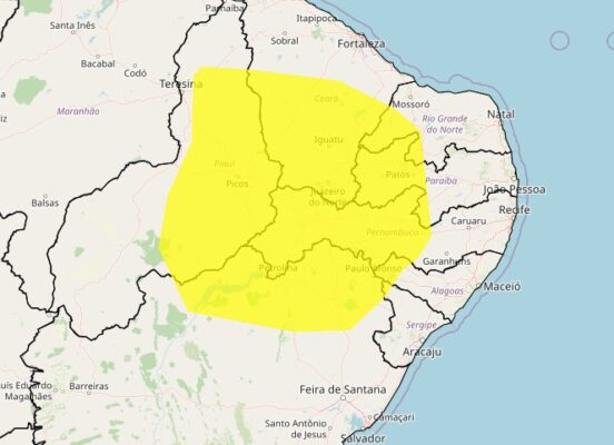 Umidade do ar deve ficar abaixo de 30% em mais de 90 cidades paraibanas e autoridades alertam sobre riscos à saúde