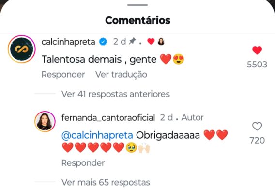 cantora, calcinha preta