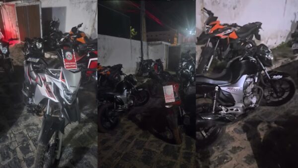 Pol Cia Militar Apreende Cinco Motocicletas E Leva Condutores Para