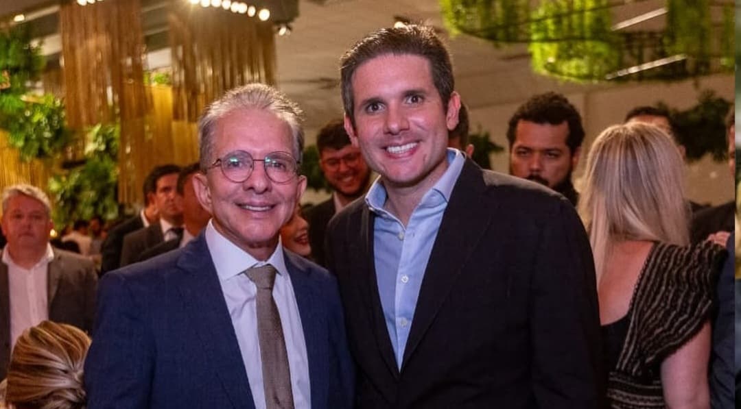 Nabor Wanderley e Hugo Motta. (reproduo/redes sociais)