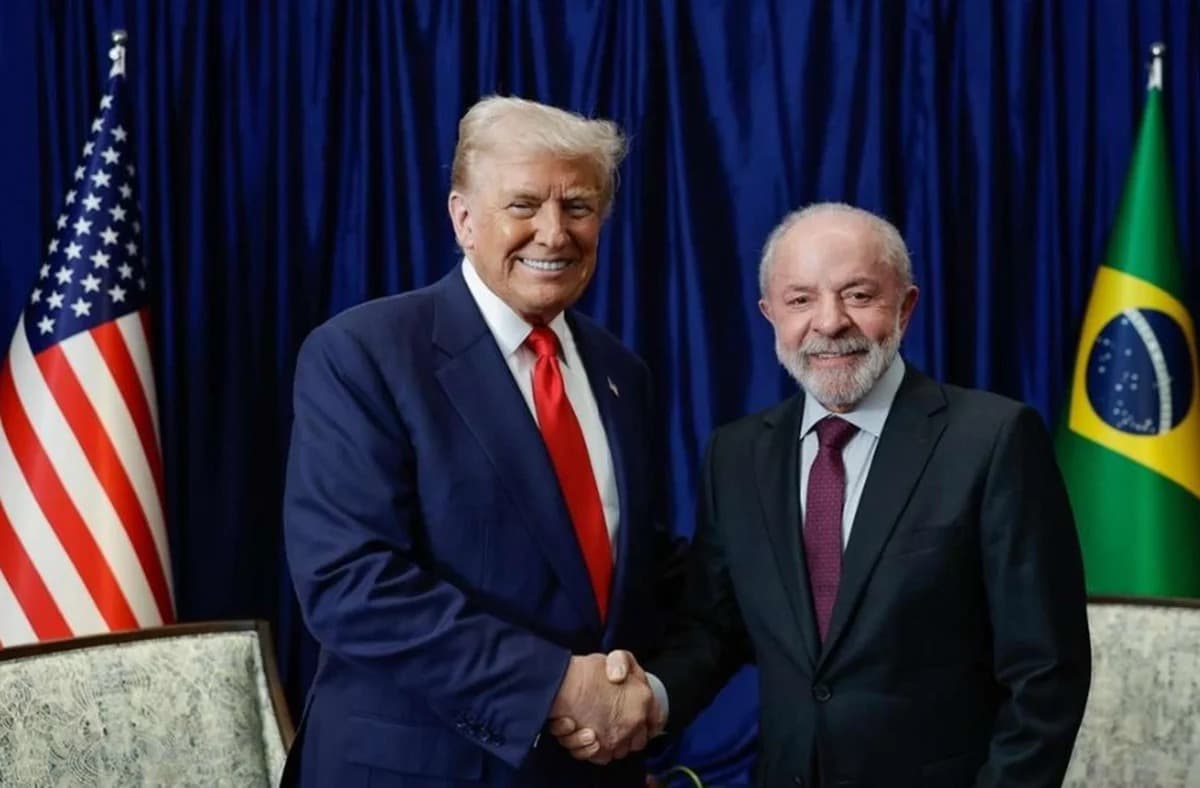 Após frieza em foto do G7, Lula e Trump se cumprimentam e presidente americano dispara: "bom trabalho”