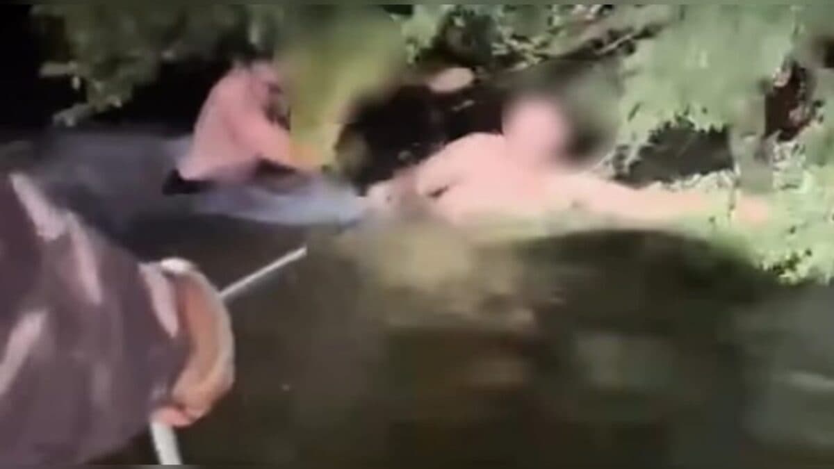 Homens são resgatados de correnteza em açude após festa em Sousa; veja vídeo