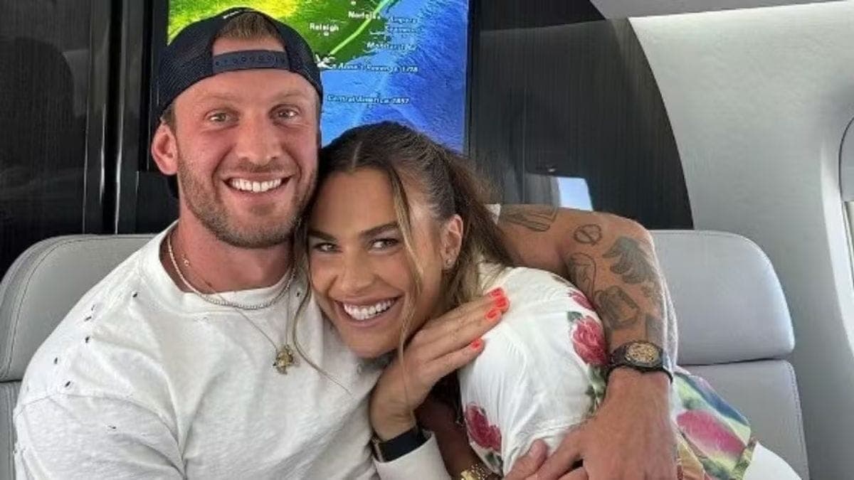 Aryna Sabalenka anuncia noivado com o brasileiro Georgios Frangulis