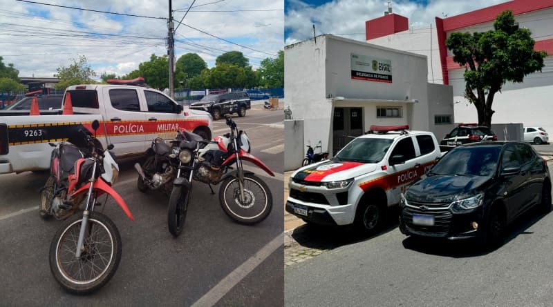 Polícia recupera 30 veículos com registro de roubo e furto em operação na Paraíba