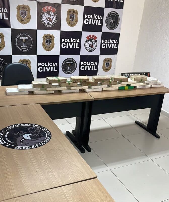 Após perseguição na BR-230, DRACO prende trio com carga de drogas avaliada em R$ 1 milhão