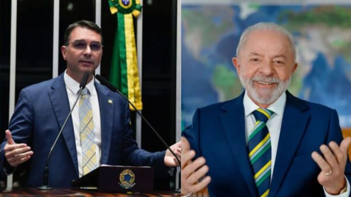 Flávio Bolsonaro tem 44% e Lula 43% em cenário de segundo turno na pesquisa Real Time Big Data