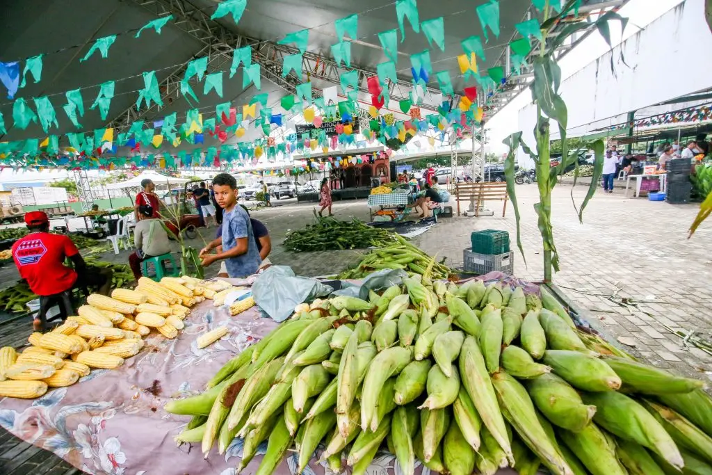 Feira da Cecaf terá milho verde durante as quintas-feiras e sábados do mês de junho