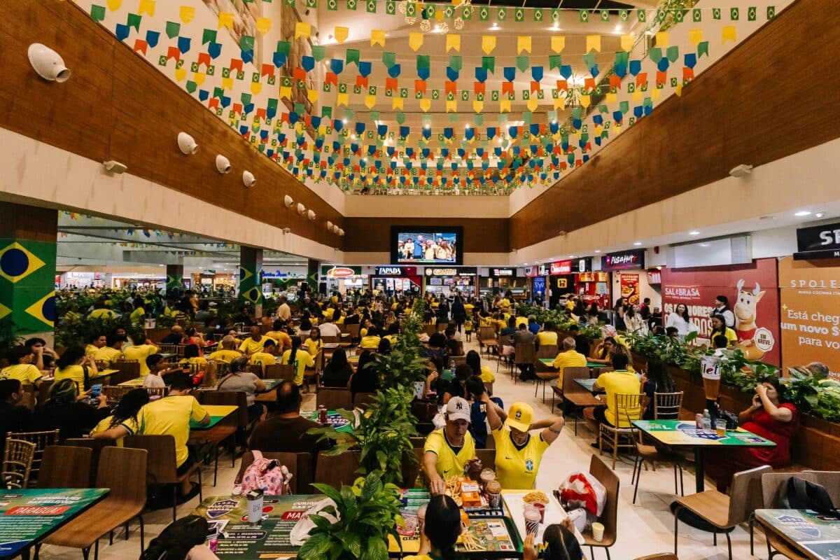 Manaira e Mangabeira Shopping terão transmissão de Brasil x Noruega neste domingo