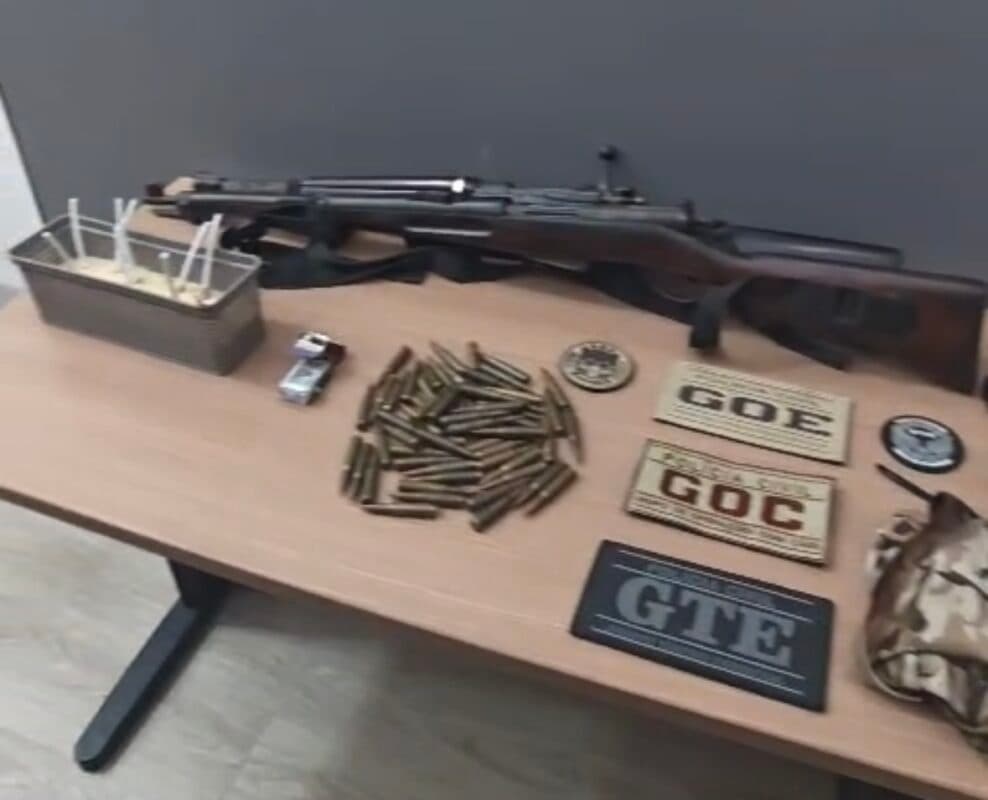 Suspeito de homicídios em Nova Floresta é preso com armas, drone e rádios durante operação em João Pessoa