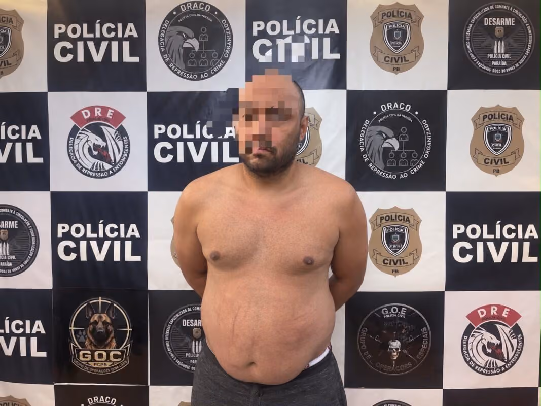"Playboy do PCC": condenado a 66 anos por latrocínio é preso após tentar fugir em João Pessoa