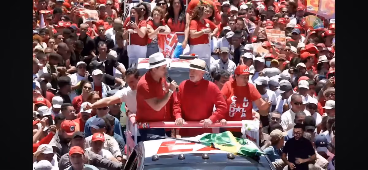 Governador da Paraíba, Lucas Ribeiro, participa de ato com Lula em Natal