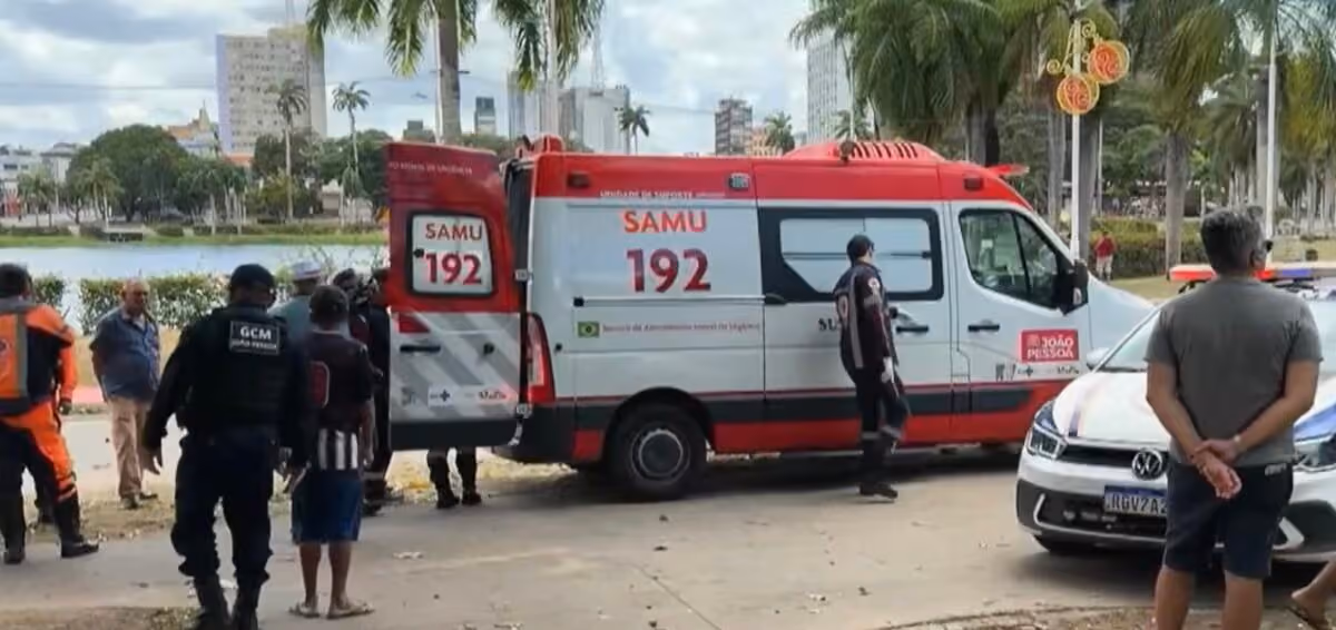 Homem é baleado no Parque da Lagoa, em João Pessoa