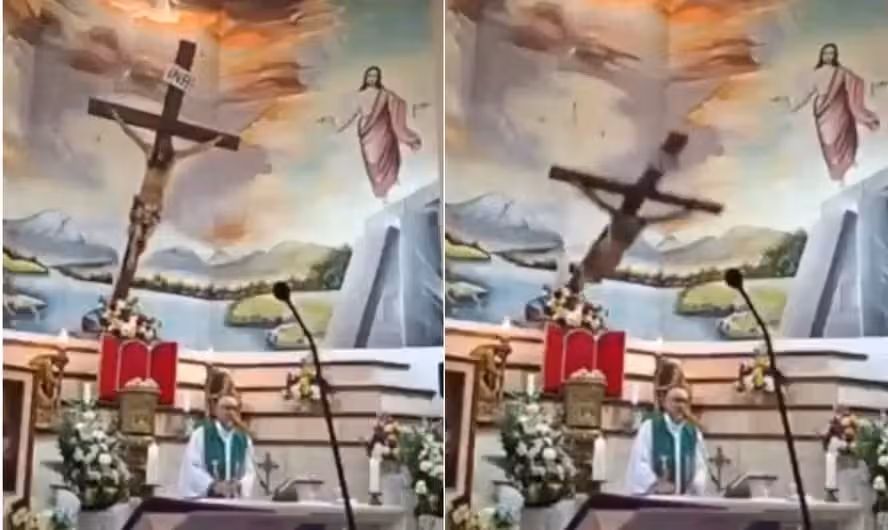 Padre morre após cruz de madeira cair sobre ele durante missa no Equador