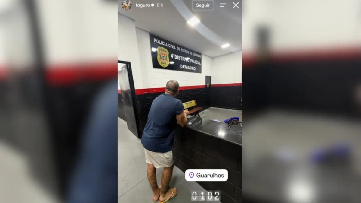 Influenciador Toguro tem R$ 100 mil apreendidos pela PM em São Paulo