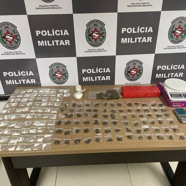 Polícia Militar prende traficante em João Pessoa com drogas prontas para distribuição 