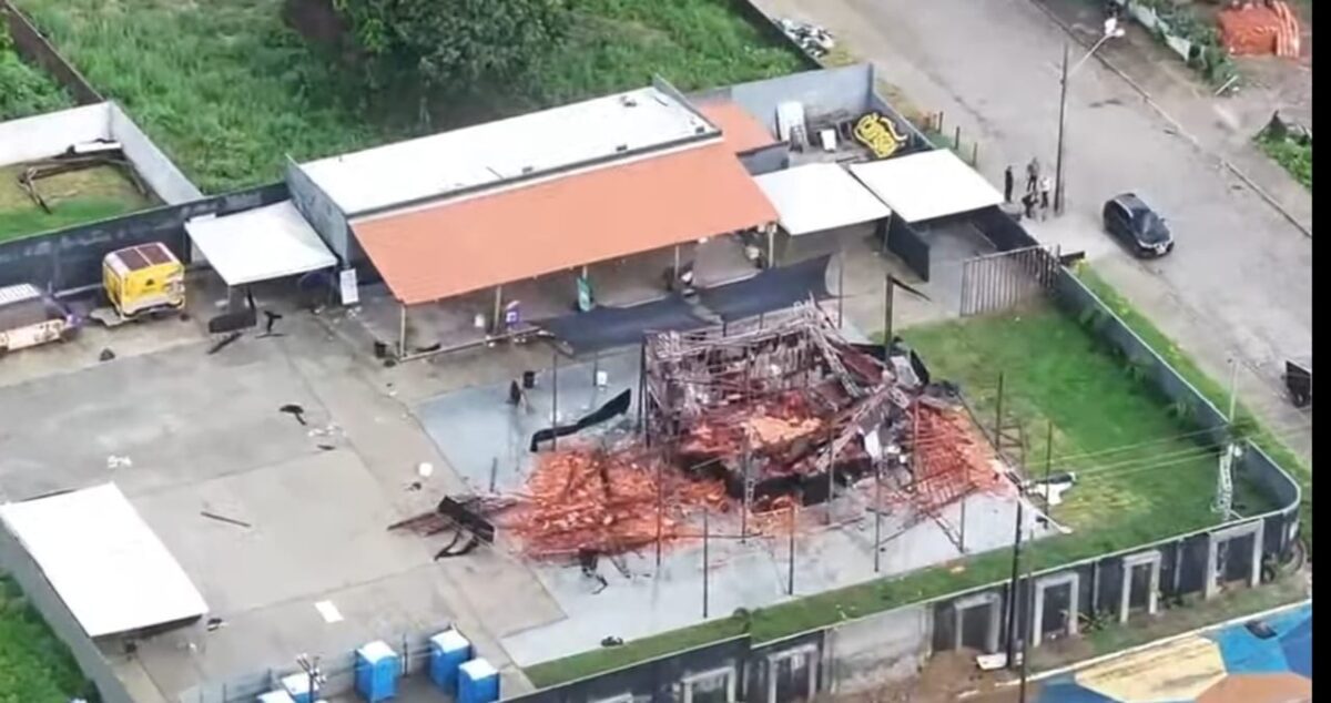 Polícia abre investigação sobre desabamento na casa de shows UP Garden e donos podem responder criminalmente (Foto - Clilson Júnior).