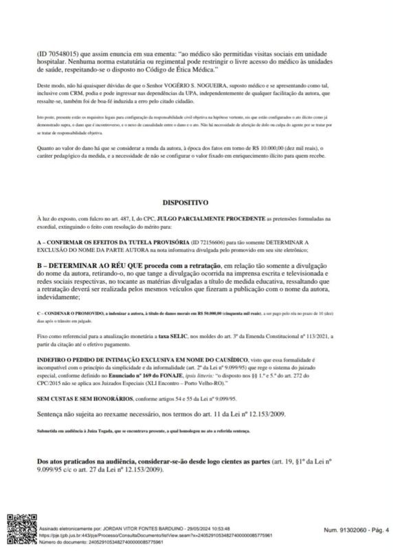 Justiça determina que Prefeitura de Bayeux indenize profissional demitida no caso do 'falso médico' em UPA