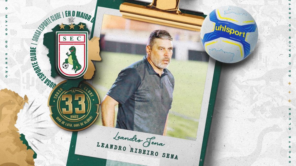 Leandro Sena é o novo treinador do Sousa