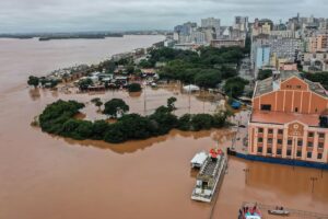 Enchentes atingem RIo Grande do Sul. documento fiscal