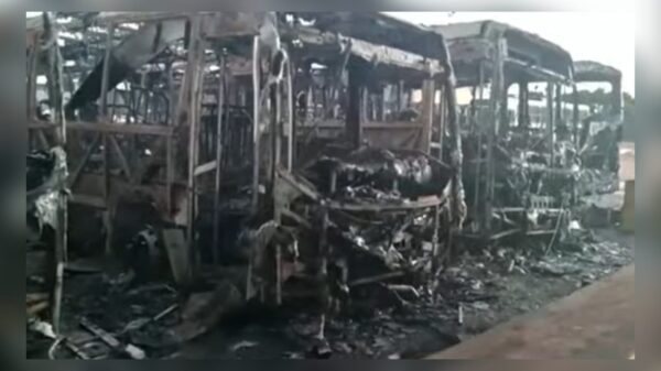 Transporte coletivo funciona normalmente em João Pessoa, após incêndio em garagem de empresa de ônibus