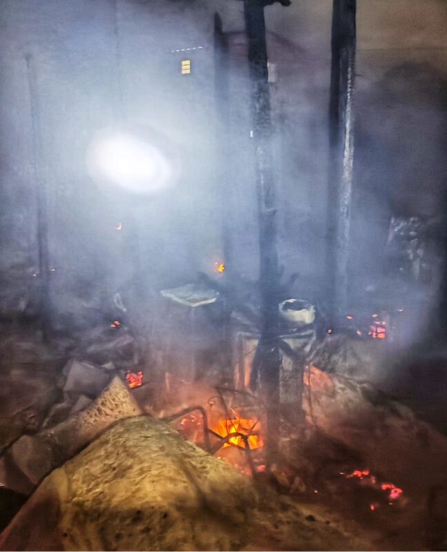 Incêndio atinge 12 moradias em Cabedelo
