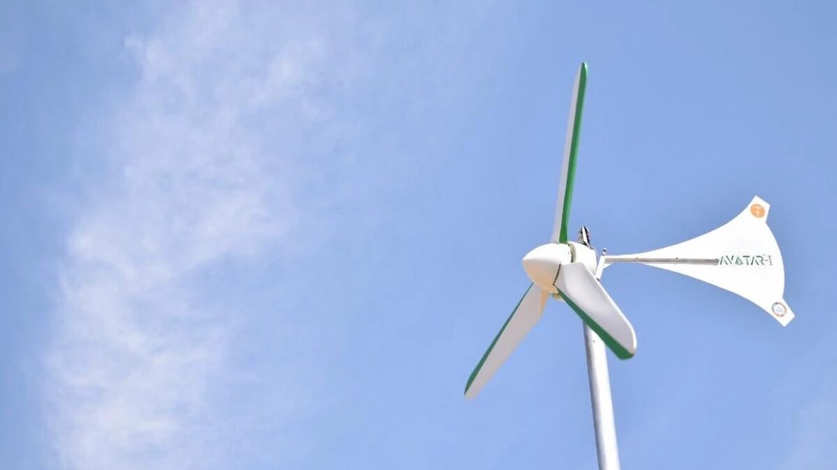Empresa indiana lança turbina eólica de “baixo custo” para geração de energia em casa.