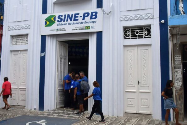 Sine-PB oferta 590 vagas de emprego em 13 municípios paraibanos essa semana