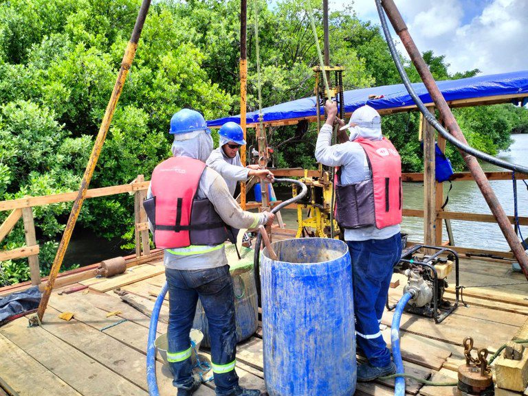 Obras da 'Ponte do Futuro' são iniciadas em Cabedelo; veja fotos