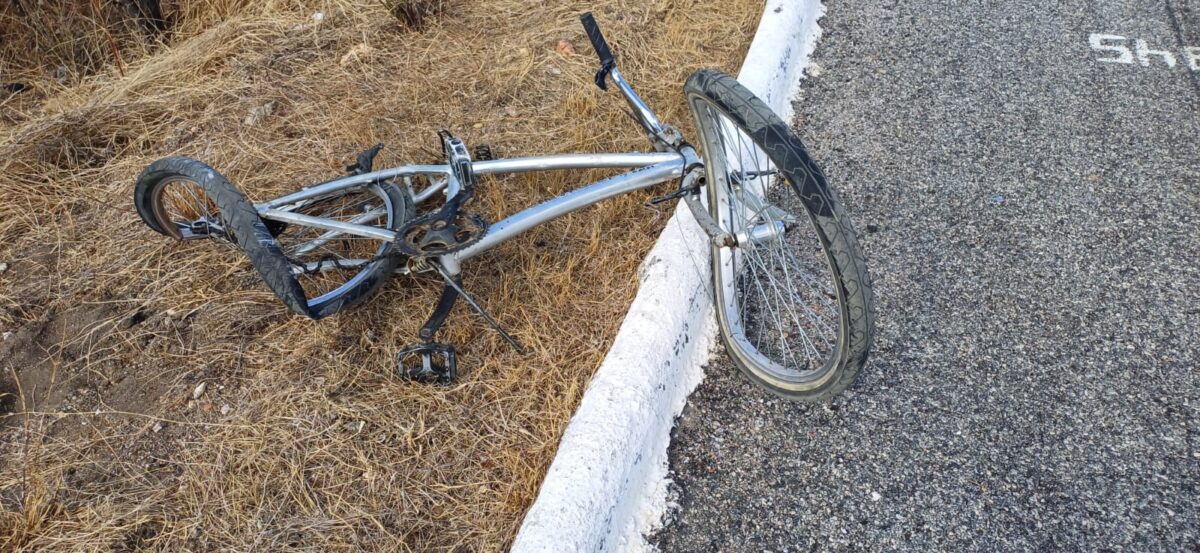 Bicicleta do idoso.