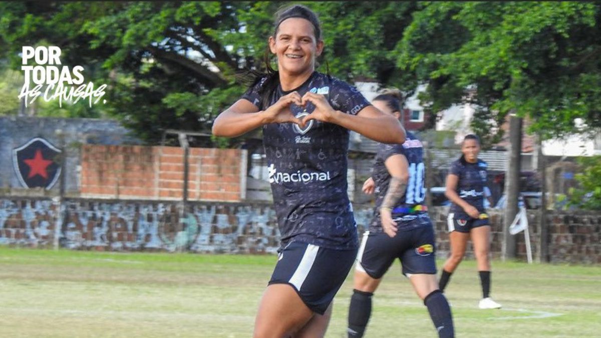 Botafogo-PB 11 x 0 Serrado, pelo Paraibano Feminino. Foto: Divulgação/Botafogo-PB