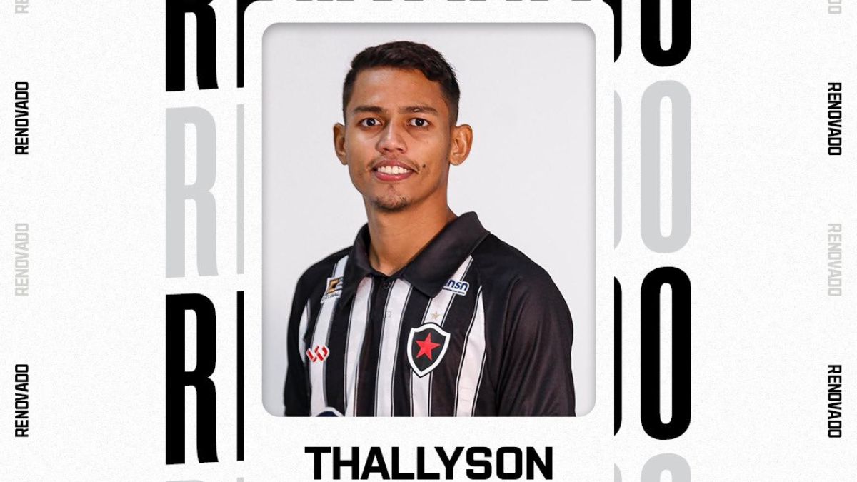 Botafogo-PB renova com Thallyson