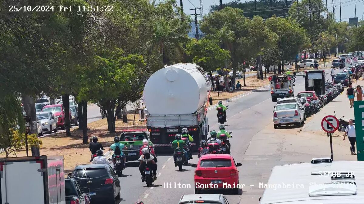 caminhão, vídeo, ruas