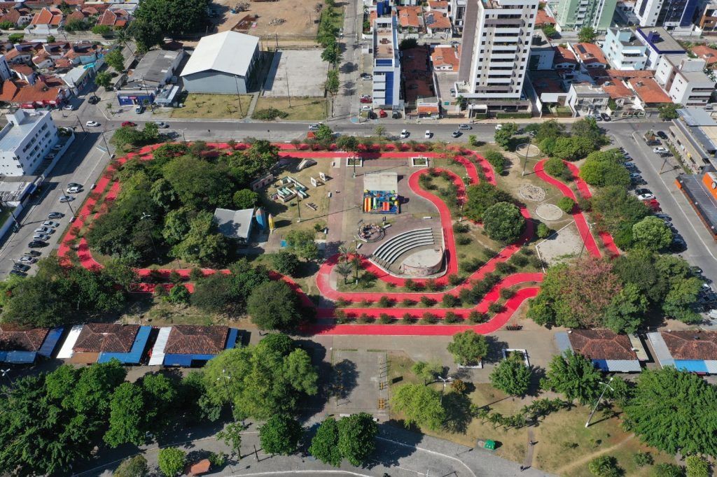 Praça da Paz, nos Bancários. (foto: divulgação/Semob-JP/Prefeitura de João Pessoa)