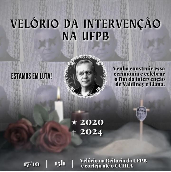 velório, intervenção, ufpb