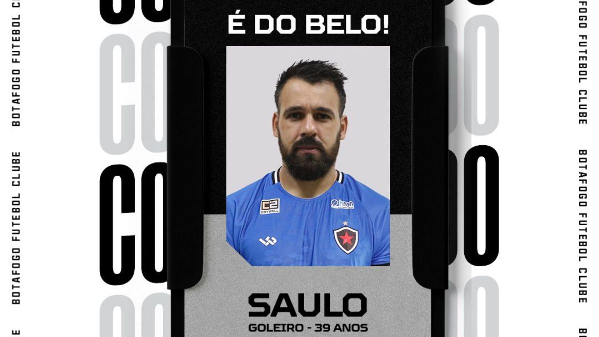 Botafogo-PB confirma retorno do goleiro Saulo