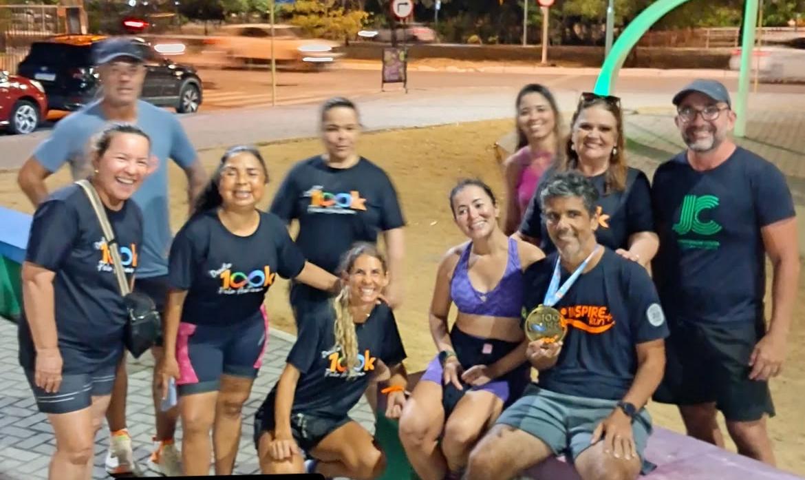 Ultramaratonista completa 100 km dando voltas no Parque Parahyba 3, em João Pessoa