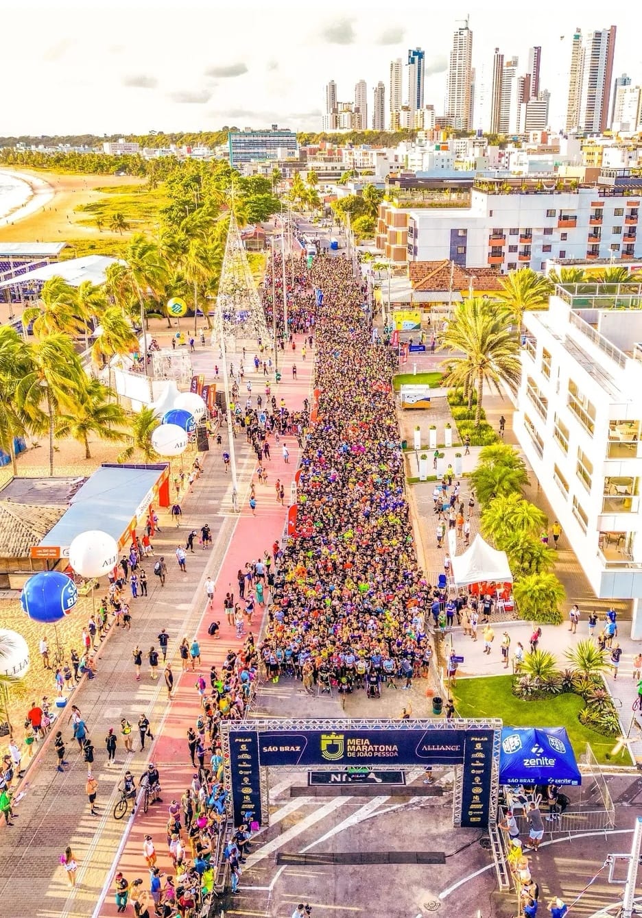 Mais de 9 mil pessoas devem participar da Meia Maratona em João Pessoa