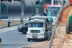 Acidente com vítima na Rua Diógenes Chianca