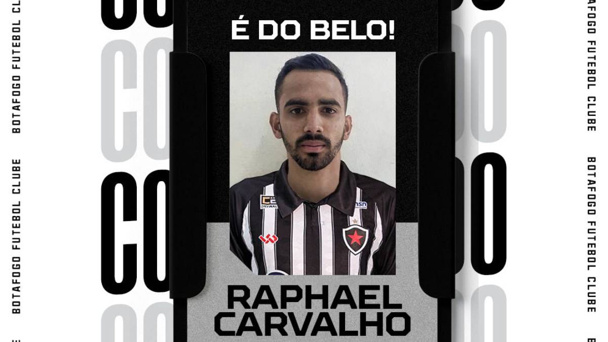 Botafogo-PB acerta com Raphael Carvalho - Foto: Divulgação