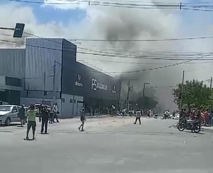 incendio, supermercado, picuí