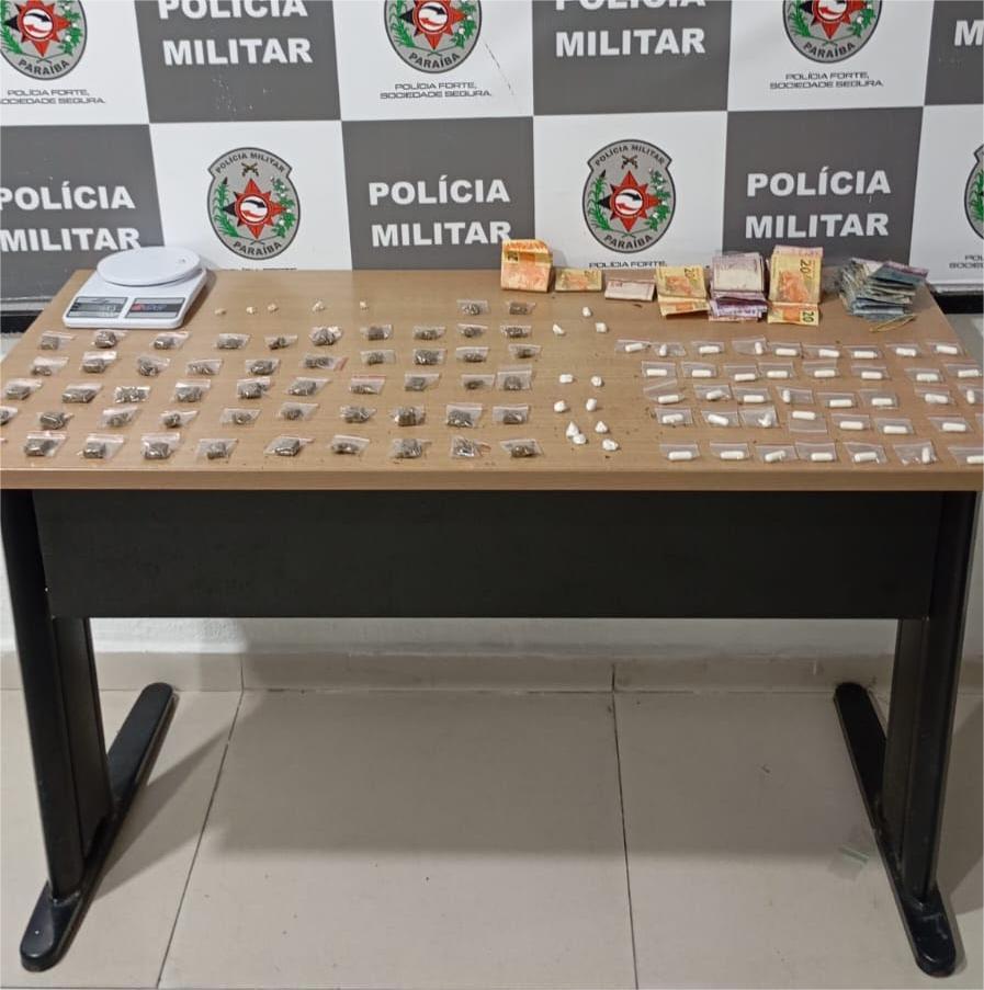 Polícia Militar apreende drogas prontas para o comércio na zona sul da Capital