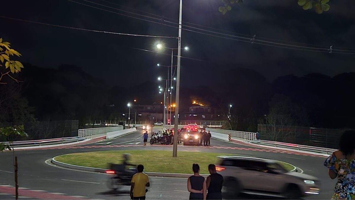 Ponte das Três Ruas foi inaugurada no fim da tarde do dia 1º de novembro.