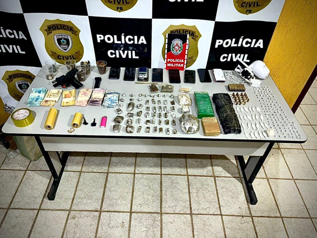 Polícia prende suspeito de tráfico de drogas na cidade de São Bento