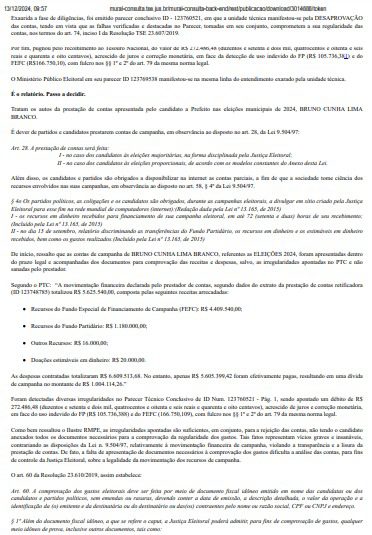 Juíza reprova contas de Bruno Cunha Lima e determina devolução de mais de R$ 270 mil