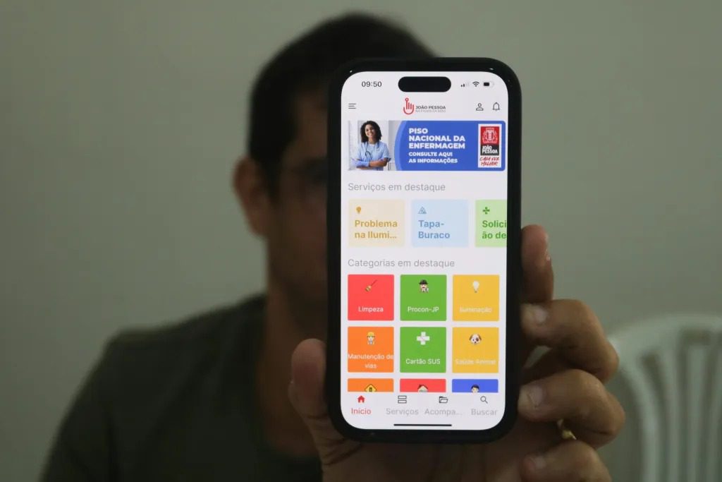 Aplicativo João Pessoa na Palma da Mão.